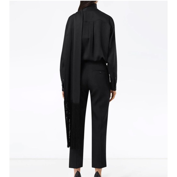Burberry silk fringe blouse - Picture 3 of 16